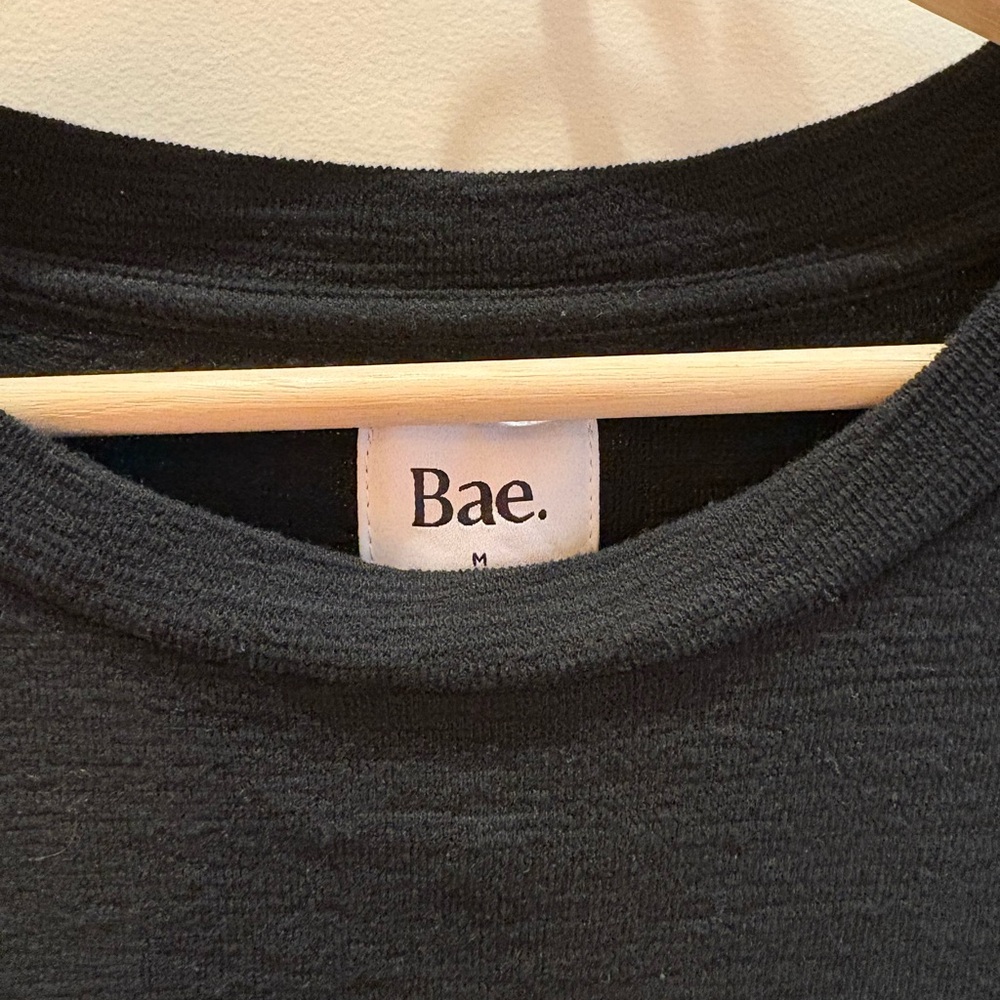 Bae The Label black nursing tee dress - Picture 3 of 5